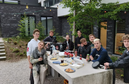 Foodbreak als community activiteit bij Upkot.