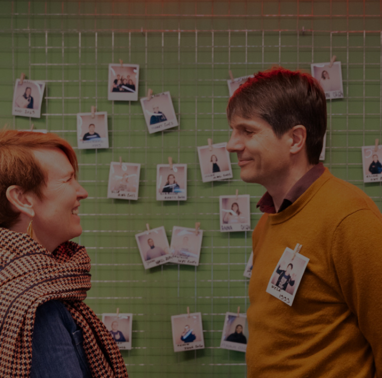 Upkot co-founders Nele and Koenraad.