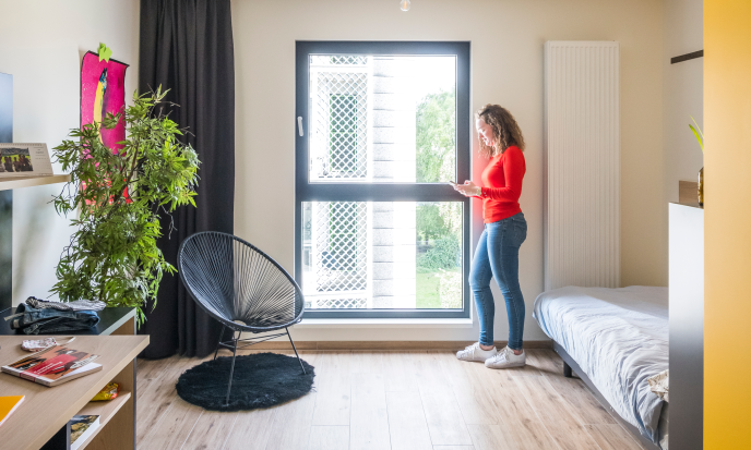 Gemeubelde student room bij Upkot.