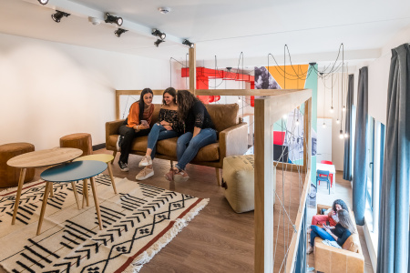 Campus Upkot - gemeenschappelijke keuken en chillspot